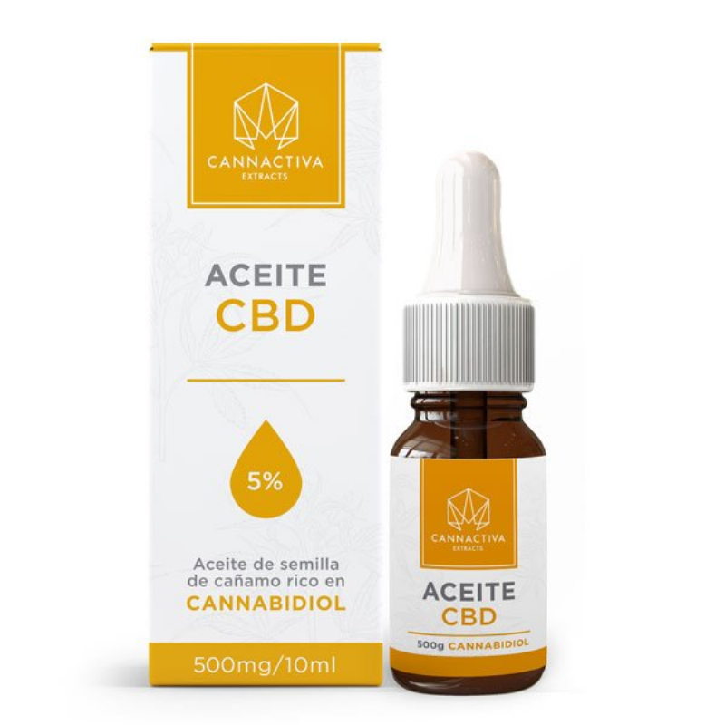 aceite de semillas de cañamo ecologico 5% cbd  full spectrum  10ml
