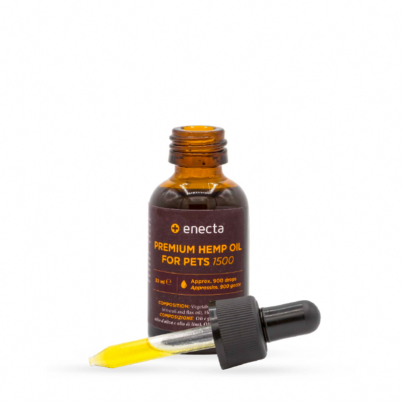aceite de cáñamo para mascotas 1500 mg (30 ml) · enecta cbd