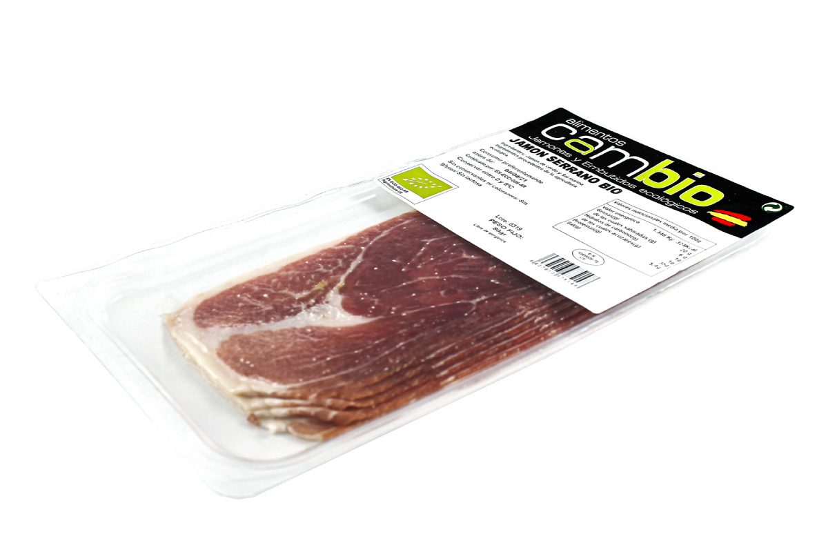 barqueta de jamón ecológico