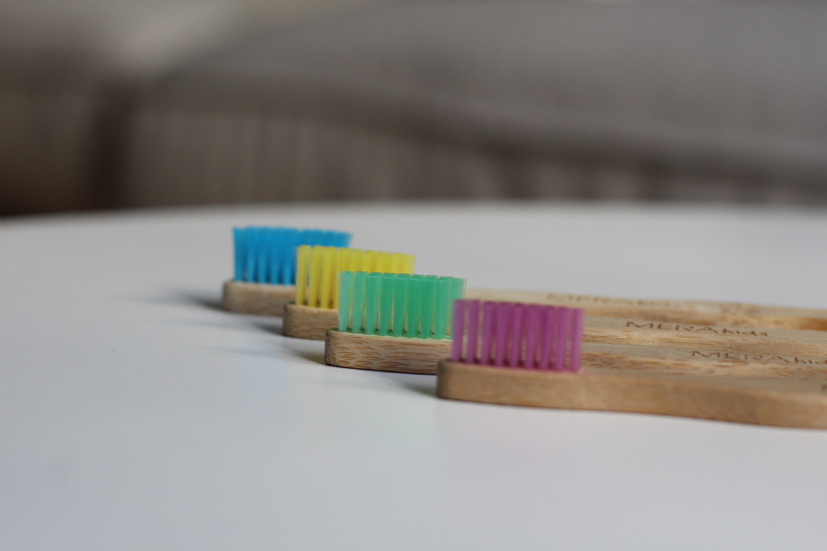 cepillo de dientes de meraki bambú niños (kids - morado)