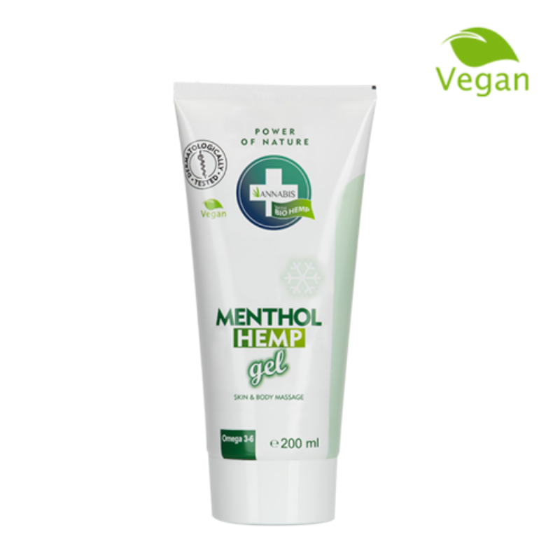 menthol hemp gel de masaje efecto frío 200ml · annabis