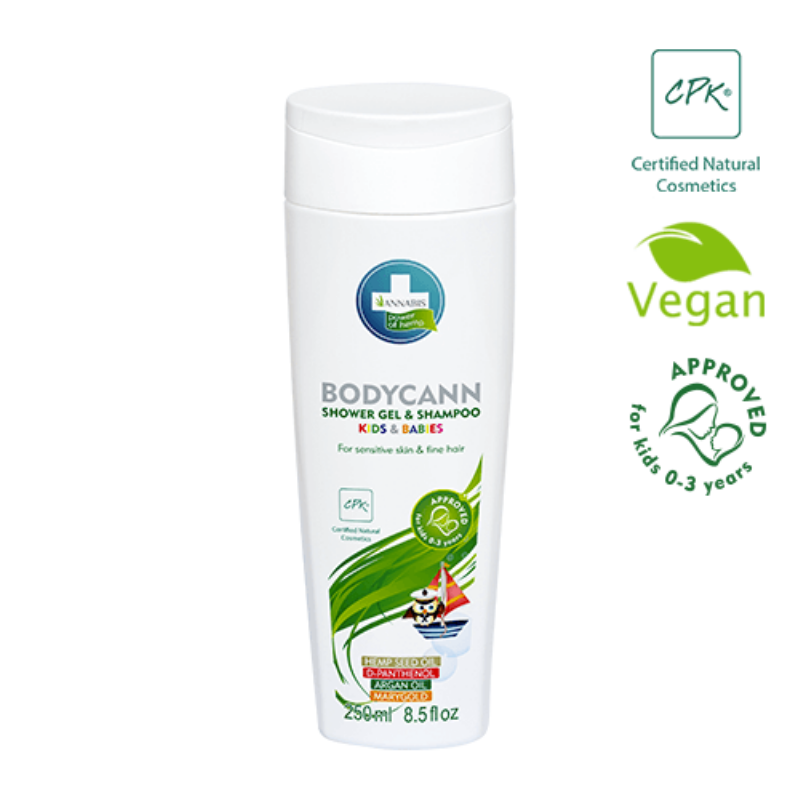 bodycann kids & babies champú y gel · annabis