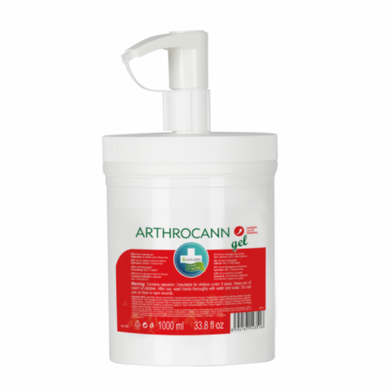 annabis arthrocann gel de masaje efecto calor formato ahorro 1l · annabis
