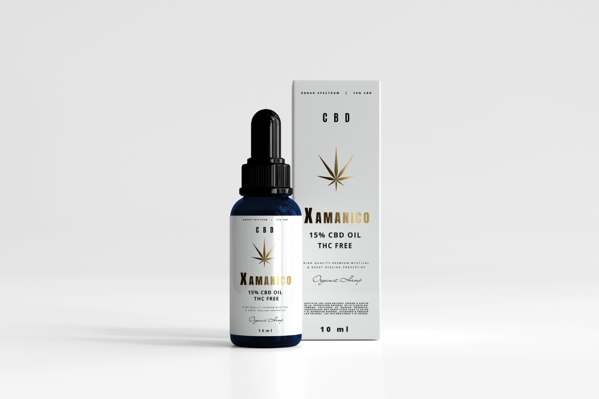 aceite de cbd 15% sin thc xamanico - 10 ml - para dolores, insomnio y ansiedad