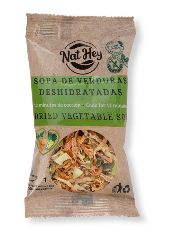 nat hey sopa de verduras deshidratadas (1 ración)