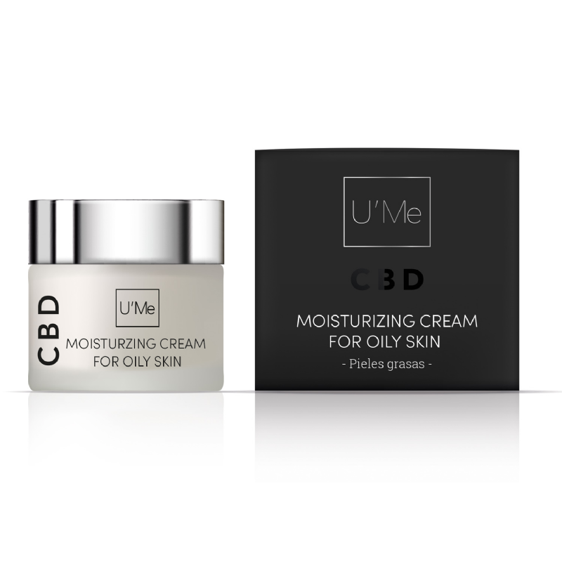 crema hidratante facial con cbd u'me cosmetics