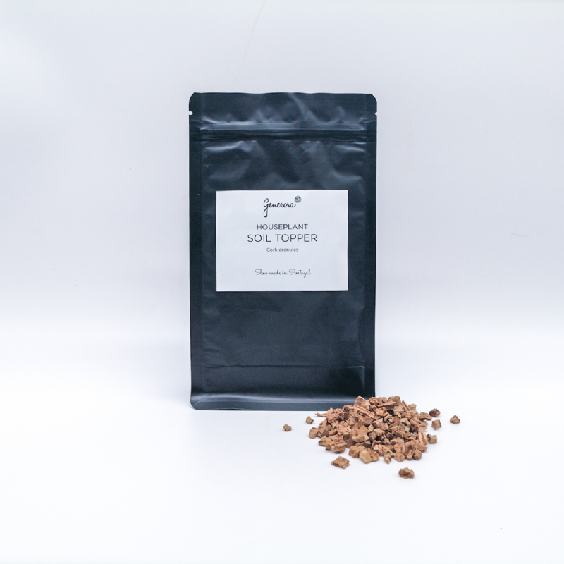 house plant soil topper | cork granules