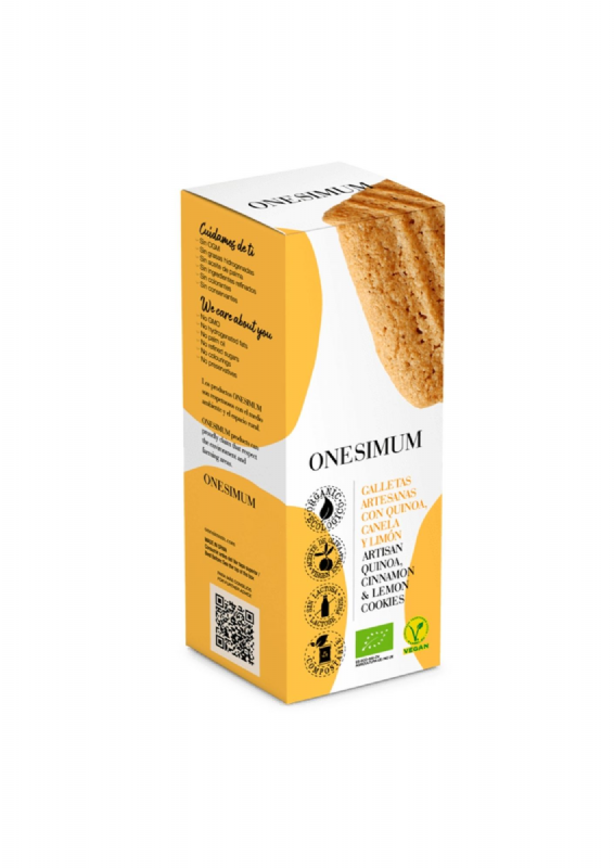 galletas artesanas con quinoa, canela y limón