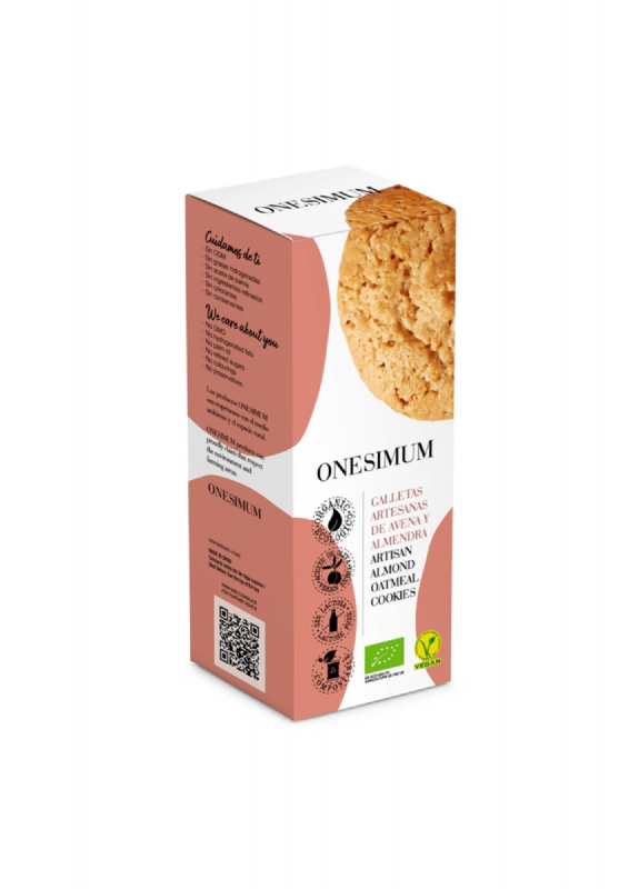 galletas artesanas de avena y almendras 150gr