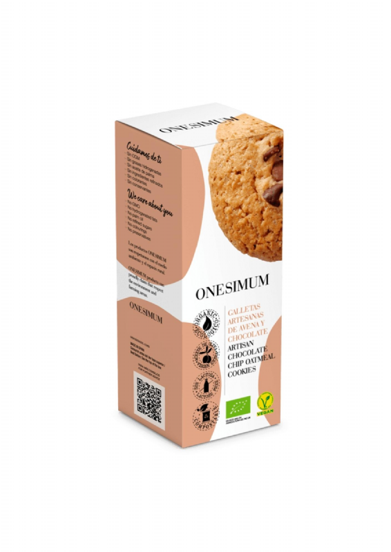 galletas artesanas de avena y chocolate 150gr