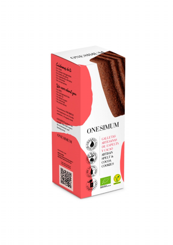 galletas artesanas de espelta y cacao 160gr