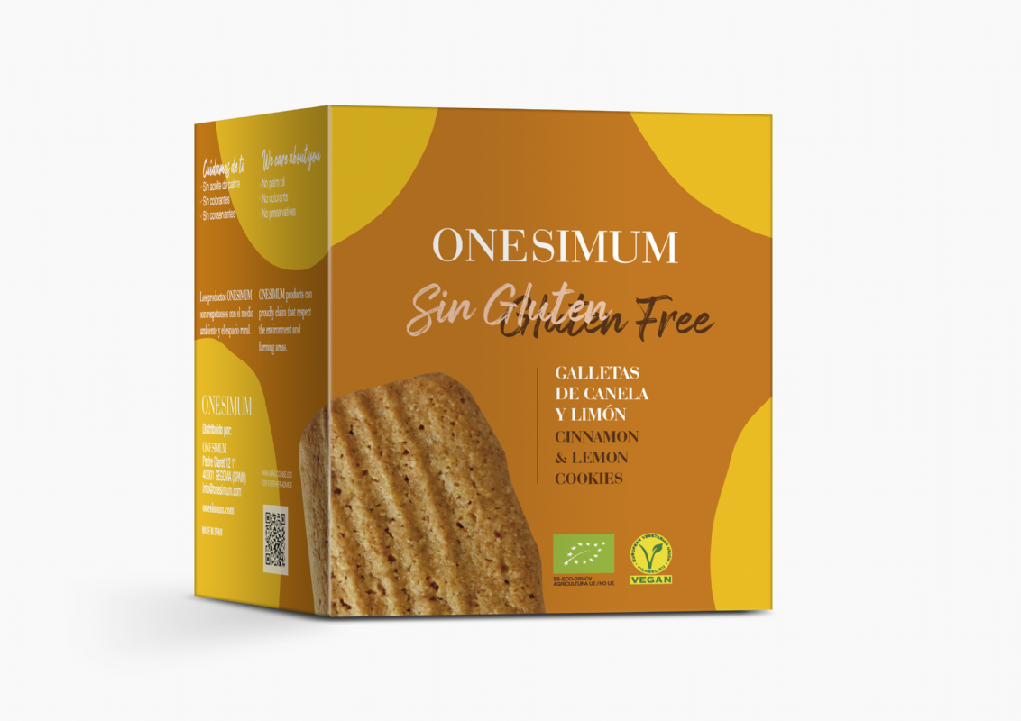 galletas sin gluten de canela y limón