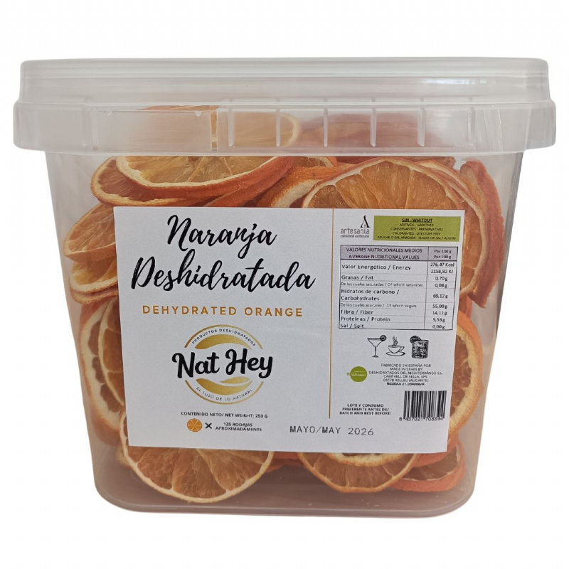 naranja deshidratada | bote 250g