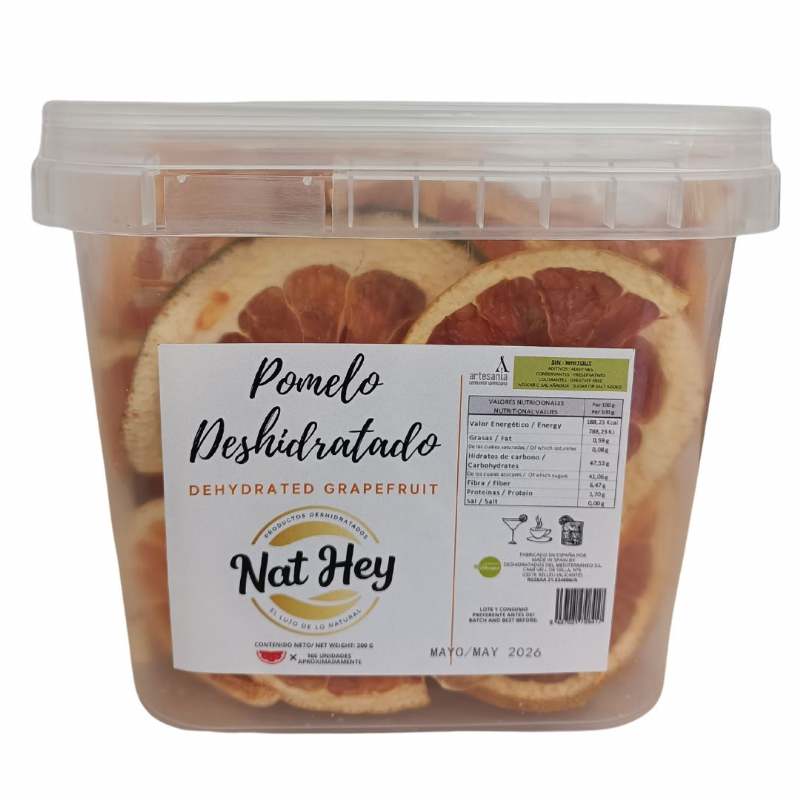 pomelo deshidratado | bote 200g