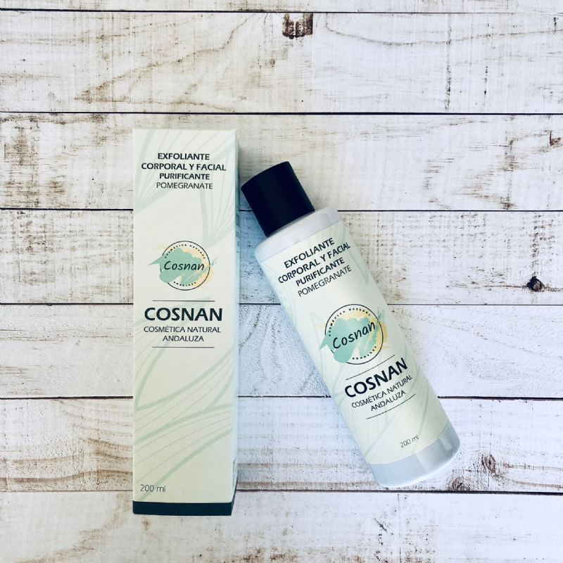 exfoliante de granada facial y corporal