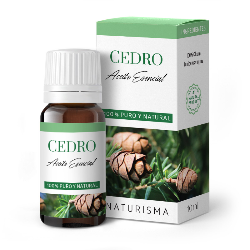 aceite esencial de cedro puro y natural 10 ml