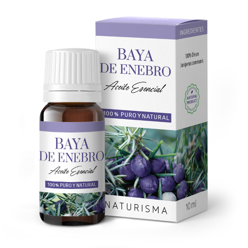 aceite esencial de baya de enebro puro y natural 10 ml