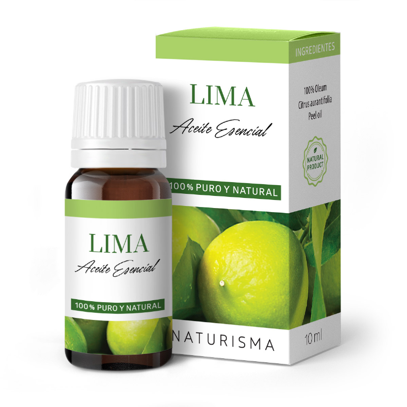 aceite esencial de lima puro y natural 10 ml