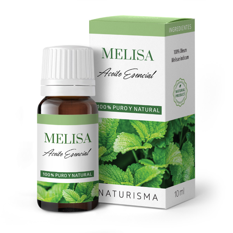 aceite esencial de melisa puro y natural 10 ml
