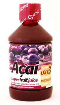 ZUMO DE ACAI ENRIQUECIDO CON OXY3