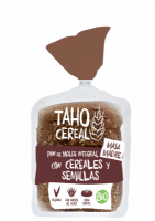 PAN DE MOLDE INTEGRAL CON CEREALES Y SEMILLAS CON MASA MADRE BIO, 400 g