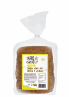 PAN DE MOLDE INTEGRAL OMEGA CON LINO, GIRASOL Y CALABAZA, 400 g
