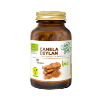 Canela Ceylán Bio, 60 cap. 450 mg. Veganas.