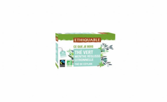 Te verde, menta regaliz citronela en bolsitas BIO
