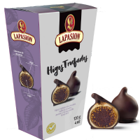 Higos Trufados Cubiertos de Chocolate  | Calidad Suprema | 120 g x 4 estuches