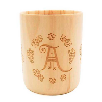 Vaso VID de madera, personalizado