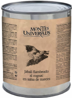 Jabalí flambeado al cognac en salsa de nueces Montes Universales (865g)