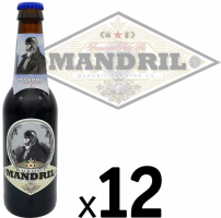 Cerveza Artesana Mandril Black Stout (12x33cl)