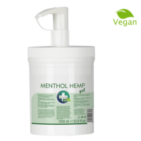 Menthol Hemp gel de masaje efecto frío Formato ahorro 1l · ANNABIS
